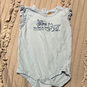 Carhartt Light Blue Baby Onesie